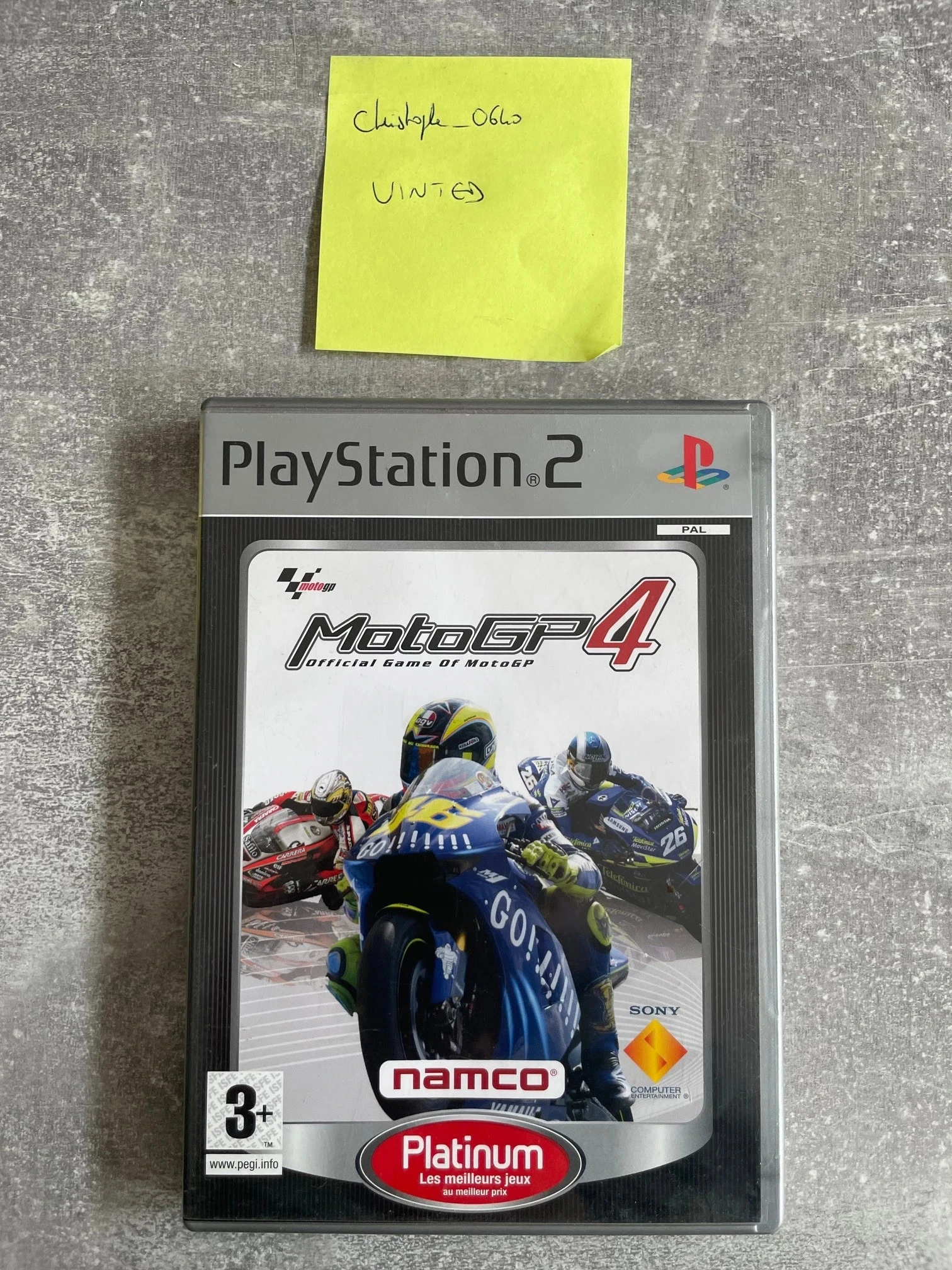 Jeu Motogp4 / Moto gp 4 pour Sony PS2 / playstation 2 en français.